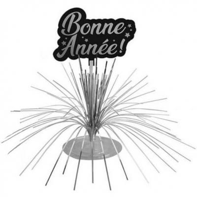 Cdt99a centre de table decoratif bonne annee argent