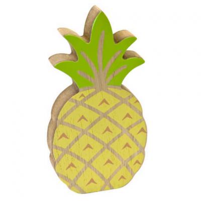Centre de table ananas en bois
