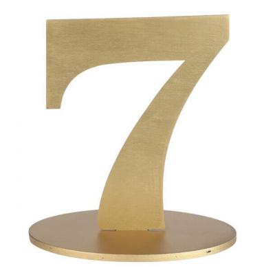 Centre de table anniversaire or chiffre 7 (x1) REF/6184