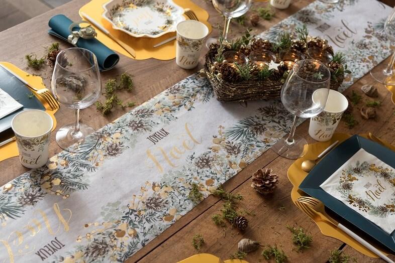 Centre de table noel decoration hivernale