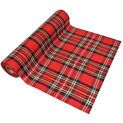 1 Chemin de table écossais rouge de 28cm x 4m REF/CH563