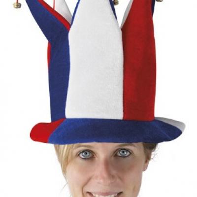 Chapeau fou du roi tricolore france
