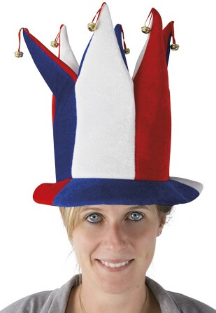 Chapeau fou du roi tricolore france