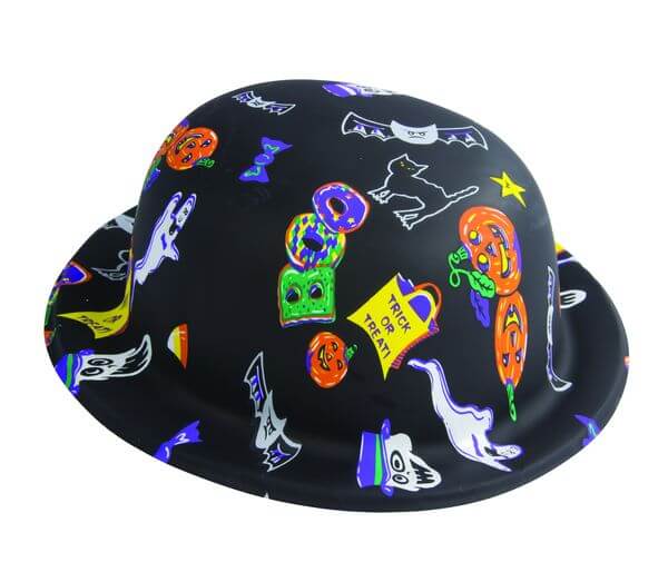 Chapeau melon halloween noir