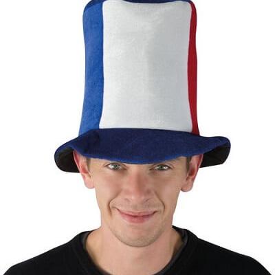 Chapeau HDF tricolore France (x1) REF/80214