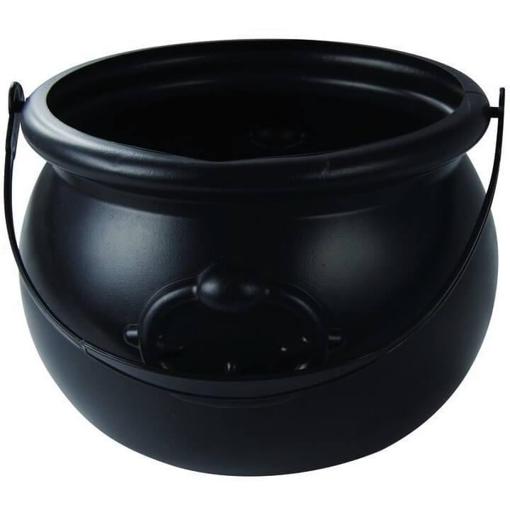 Chaudron de sorciere noir pour pot a bonbon halloween