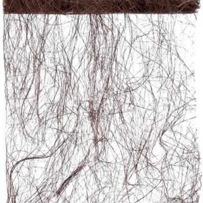 Chemin de table abaca 60cm chocolat