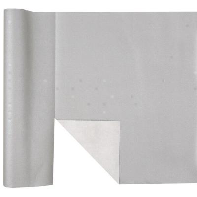 Chemin de table airlaid predecoupe argent