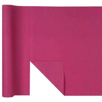 Chemin de table airlaid predecoupe fuchsia