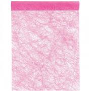 Chemin de table fanon rose fuchsia 30cm x 5m (x1) REF/3586
