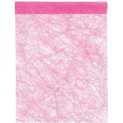 Chemin de table fanon rose fuchsia 30cm x 5m (x1) REF/3586