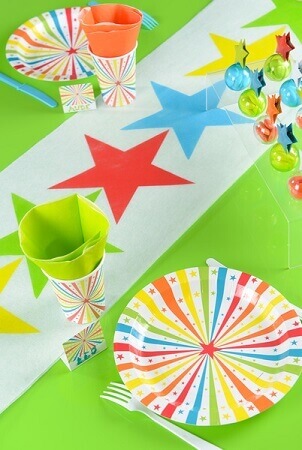 Chemin de table cirque 3