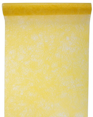 Chemin de table fanon jaune