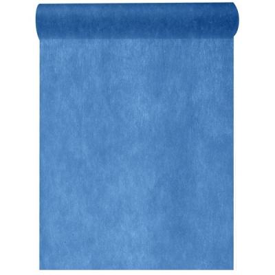 Chemin de table bleu marine 30cm x 25m (x1) REF/5696