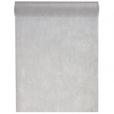 Chemin de table in tisse gris 10m