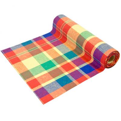 Chemin de table Madras multicolore 28cm x 4m (x1) REF/CH544