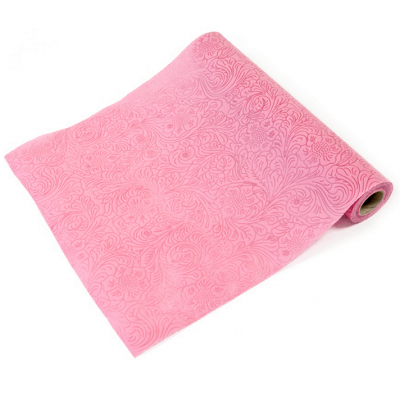 Chemin de table mariage rose