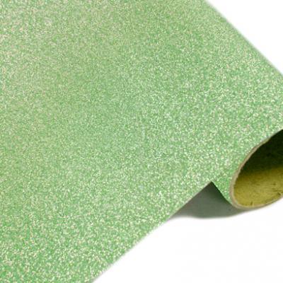 Chemin de table metal paillete vert menthe