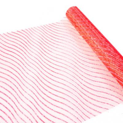 Chemin de table organza sable rouge