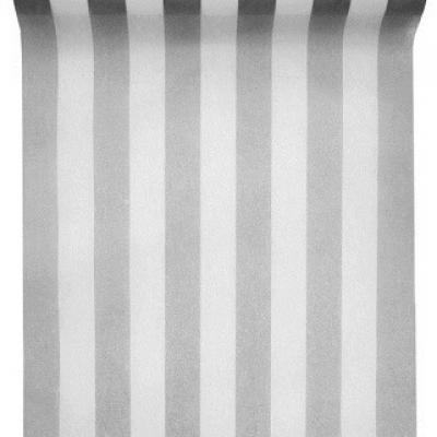 Chemin de table rayure gris (x1) REF/4295