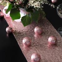 Chemin de table sequin rose gold