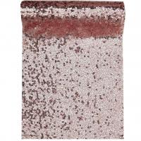 Chemin de table sequins rose gold