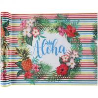 Chemin de table theme ile aloha