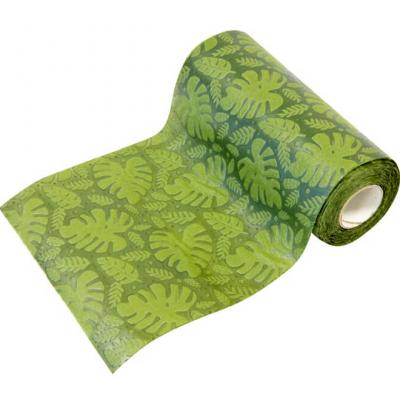 Chemin de table tropical feuille philodendron