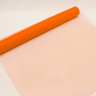 Chemin de table tulle orange