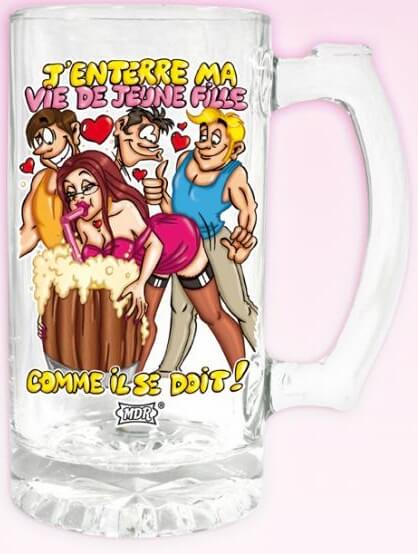 Chope biere enterrement vie de jeune fille