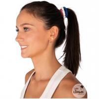 Chouchou pour cheveux france tricolore bleu blanc rouge