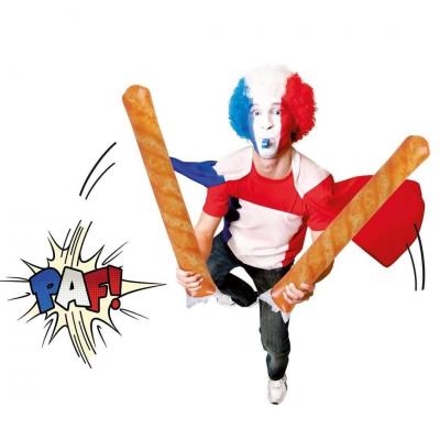 22393 clap clap gonflable en baguette de pain