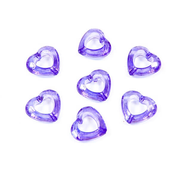 Coeur prune avec perforation