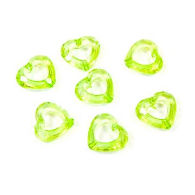 Coeur vert avec perforation