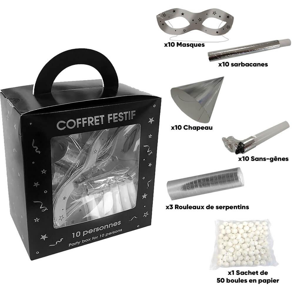 Canon à confettis en papier doré or métallique REF/CACGORTG