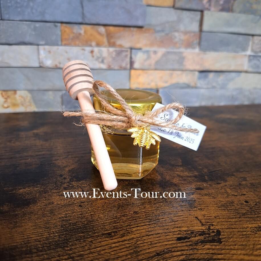 Conf017 confection cadeau invite pot de miel