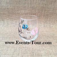 Conf024 cadeau fete gender reveal veux tu etre ma marraine verre a eau
