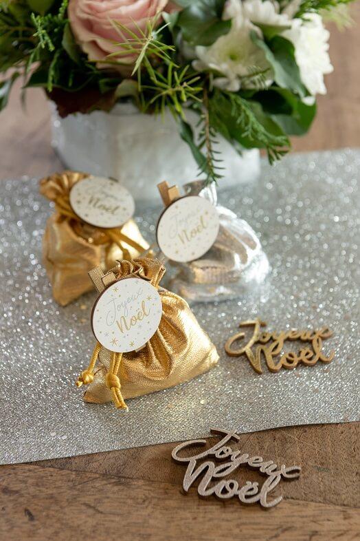 Confection ballotin de chocolat sachet dore or