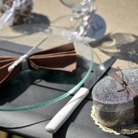 Confection de chocolat argent