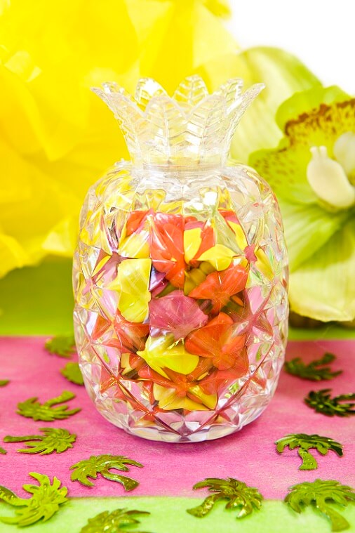 Confection de dragee ananas