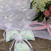 Confection de dragee bapteme blanc