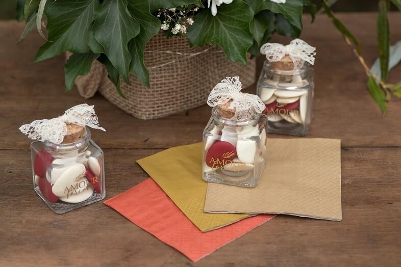 Confection de dragee mariage amour forever 7649