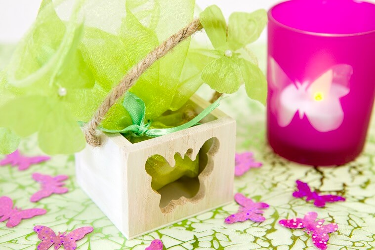 Confection de dragee papillon