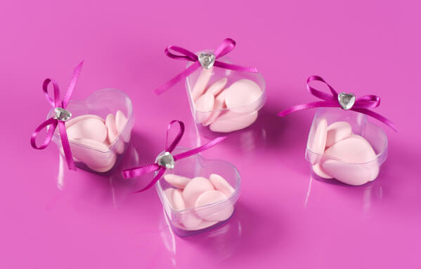 Confection de dragee transparent