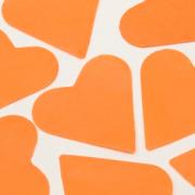 Confettis mariage coeur orange (x75gr) REF/DEC538