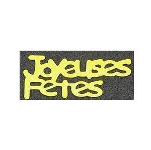 Confettis joyeuses fêtes: Or (x20grs) REF/DEC427