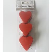 Confettis coeur mariage rouge pour sortie d eglise