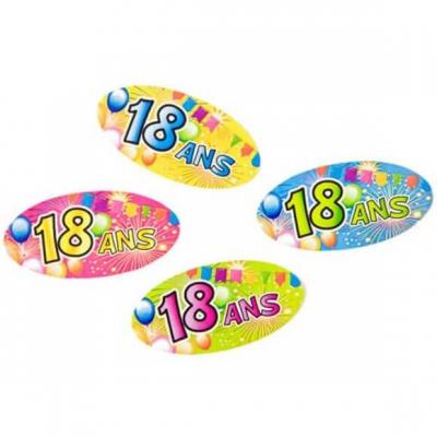 Confettis anniversaire 18ans (x15gr) REF/AA1012PP