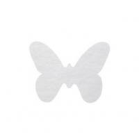 Confettis de table papillon blanc