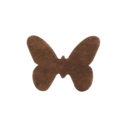 Confettis de table papillon chocolat